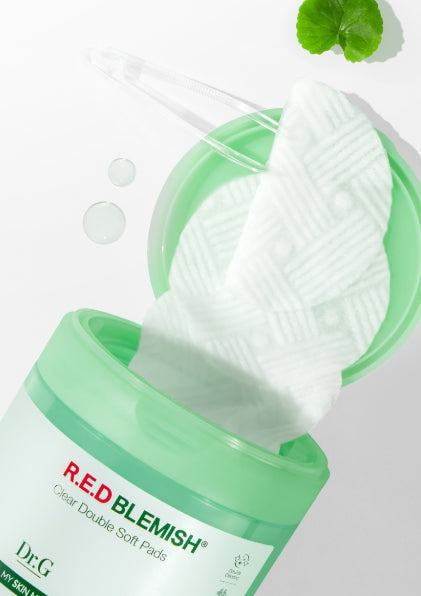 Dr.G R.E.D Blemish Clear Double Soft Pads 60 Pads from Korea by Dr.G