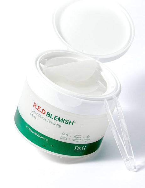 2 x Dr.G R.E.D Blemish Clear Quick Soothing Pads, 70 Pads from Korea