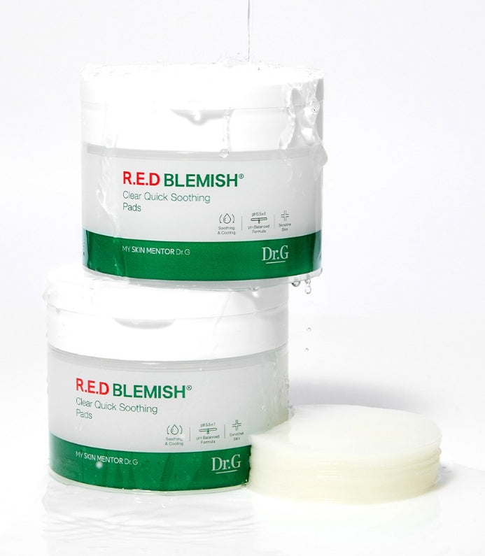 Dr.G R.E.D Blemish Clear Quick Soothing Pads, 70 Pads from Korea
