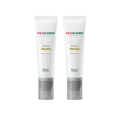 2 X [MEN] Dr.G R.E.D Blemish For Men All In One Tone Lotion 50ml from Korea