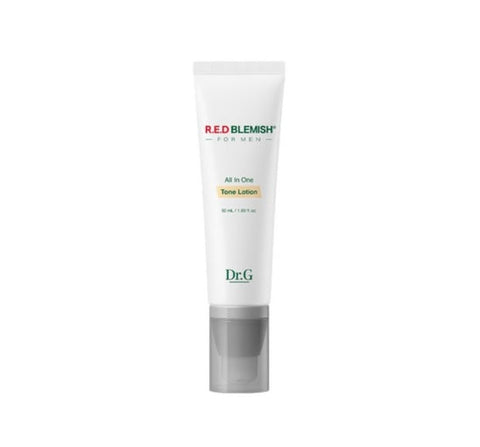 Tube of Dr. G Red Blemish Tone Lotion on a white background