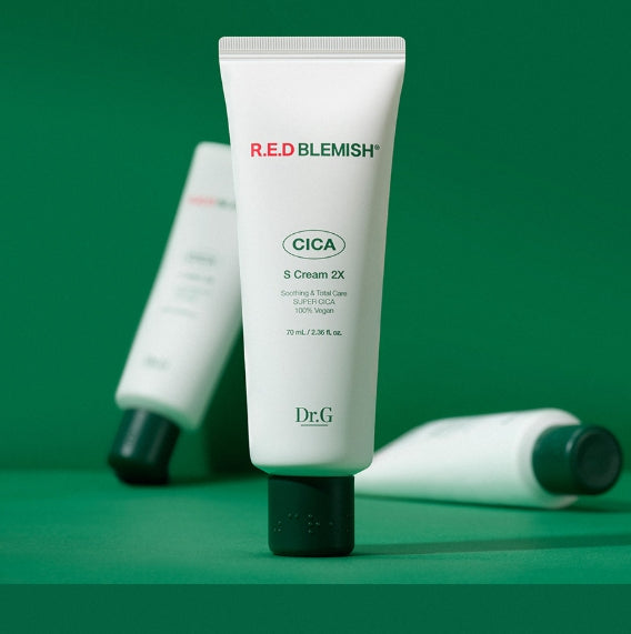 Dr.G Red Blemish Cica S Cream 2X 70ml from Korea by Dr.G