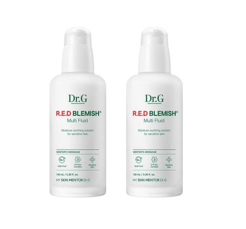 2 x Dr.G Red Blemish Multi Fluid 100ml from Korea