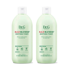 2 x Dr.G Red Blemish Soothing Toner 400ml from Korea