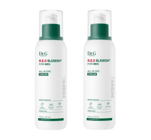 2 x [MEN] Dr.G Red Blemish for Men All In One Cream 150ml from Korea