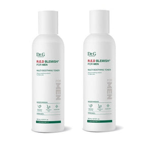 2 x [MEN] Dr.G Red Blemish for Men Multi Soothing Toner 200ml from Korea