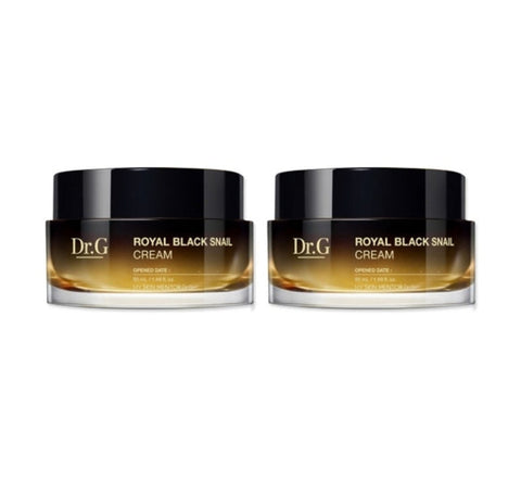 2 x Dr.G Royal Black Snail Cream 50ml from Korea