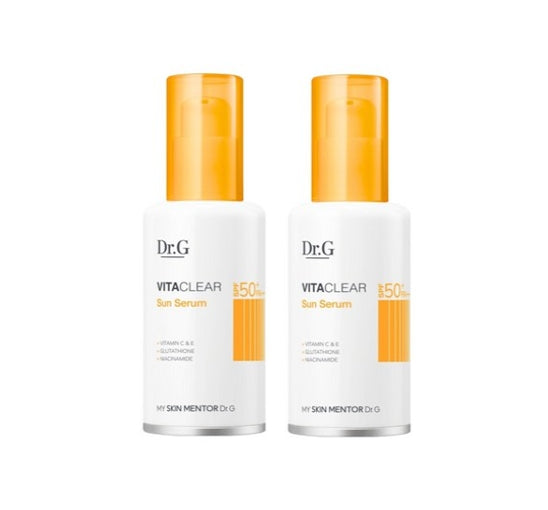 2 X Dr.G VITACLEAR Sun Serum 50ml SPF50+ PA++++ from Korea