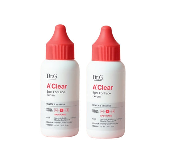 2 x Dr.G A-Clear Spot for Face Serum 45ml from Korea