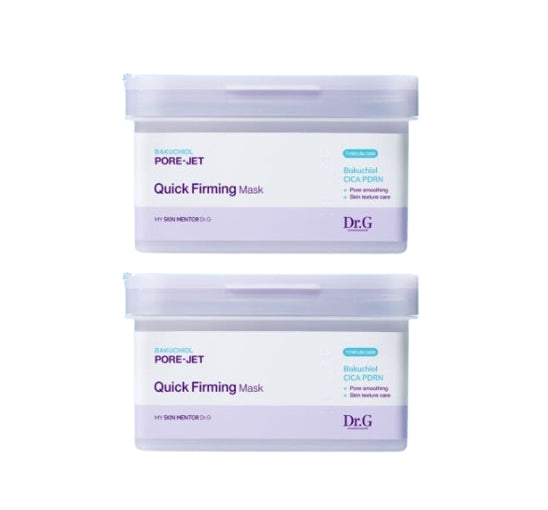 2 X Dr.G Bakuchiol Pore-Jet Quick Firming Mask 30 Sheets from Korea