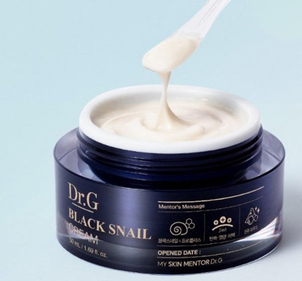 Dr.G Black Snail Prestige Toner, Emulsion, Cream and Ampoule Set (4 Items) from Korea by Dr.G