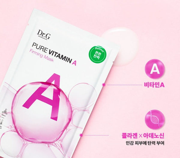 10 x Dr.G Pure Vitamin A Firming Mask 23g from Korea