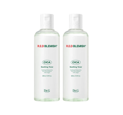 2 X Dr.G R.E.D Blemish Cica Soothing Toner 200ml from Korea