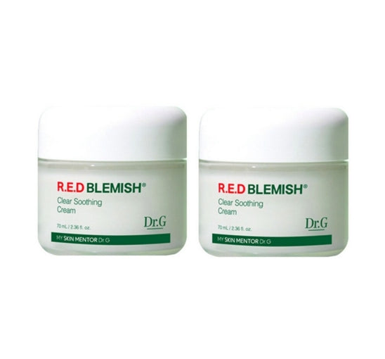 2 X Dr.G R.E.D Blemish Clear Soothing Cream 70ml (Jar) from Korea