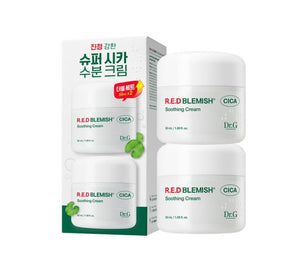 Dr.G Red Blemish Cica Soothing Cream 1 Pack (2 Items, 50ml + 50ml) from Korea