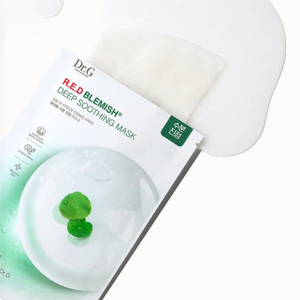 10 x Dr.G Red Blemish Deep Soothing Mask 28g from Korea_MA