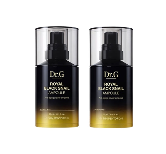 2 X Dr.G Royal Black Snail Ampoule 30ml from Korea_E