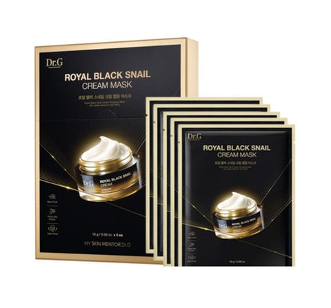 10 x Dr.G Royal Black Snail Cream Mask 16g from Korea