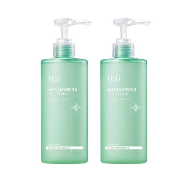 2 x Dr.G ph Cleansing Gel Foam 300ml from Korea