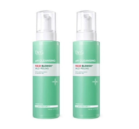 2 x Dr.G ph Cleansing Red Blemish Mild Peeling 140ml from Korea