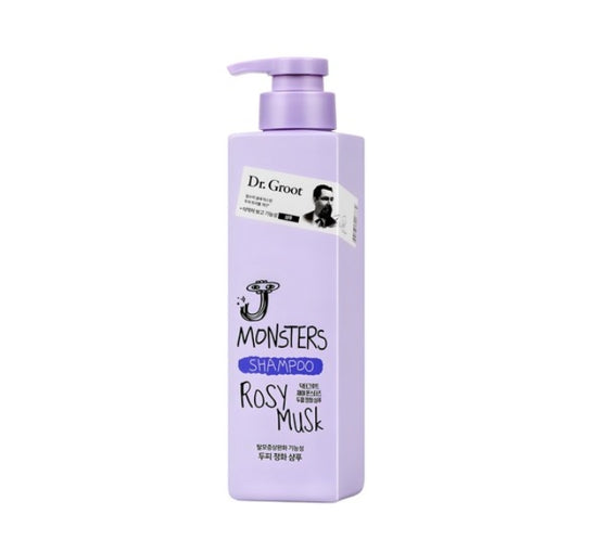 Dr. Groot J Monsters Shampoo Rosy Musk 400g (Scalp Purifying & Volume) from Korea