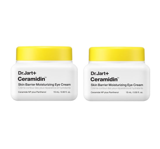 2 x Dr.Jart+ Ceramidin Skin Barrier Moisturizing Eye Cream 15ml from Korea