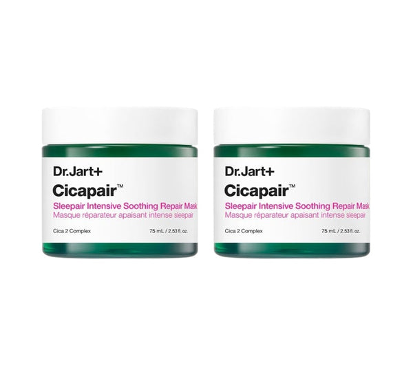 2 x Dr.Jart+ Cicapair Sleepair Intensive Soothing Repair Mask 75ml from Korea