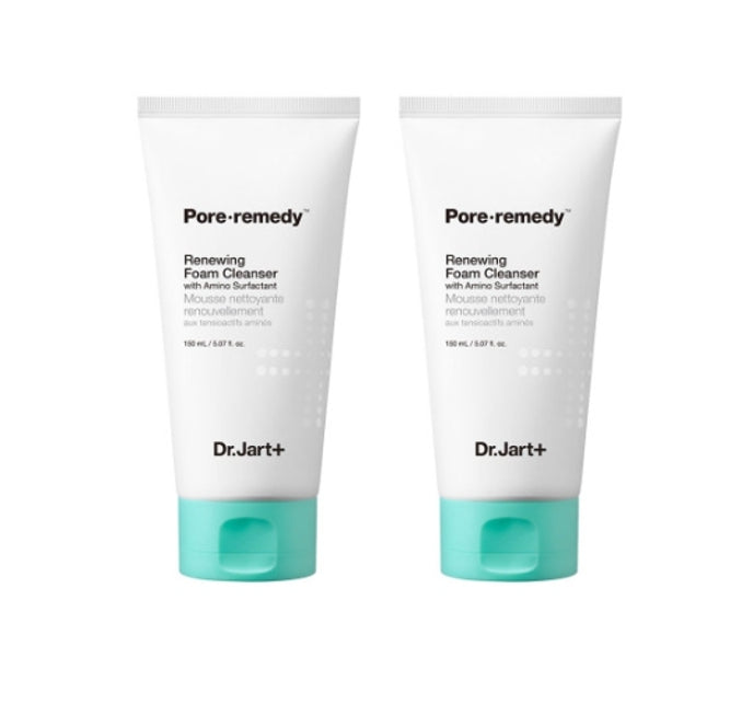 2 x Dr.Jart+ Pore Remedy Renewing Foam Cleanser 150ml from Korea, 2 x Dr.Jart+ Pore Remedy Renewing Foam Cleanser 150ml from Korea_1, 2 x Dr.Jart+ Pore Remedy Renewing Foam Cleanser 150ml from Korea_2