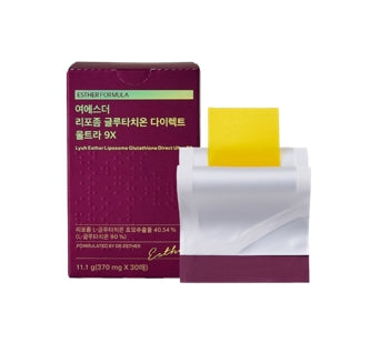 ESTHER FORMULA Liposome Glutathione Direct Ultra 9X, 370mg x 30 sheets from Korea