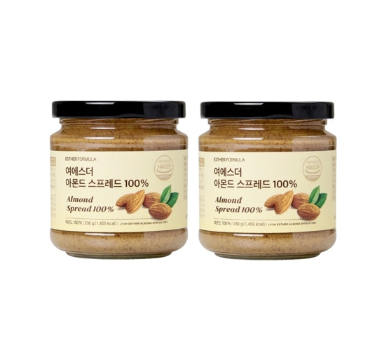 2 X ESTHER FORMULA Almond Spread 100% 230g from Korea_KT
