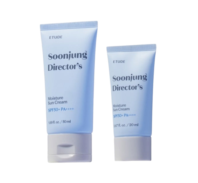 ETUDE Soonjung Director's Moisture Sun Cream SPF50+ PA++++ 50ml + 20ml (2 Items) from Korea