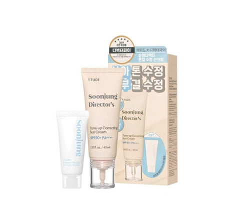 ETUDE Soonjung Director's Tone-up Cream Set (2 Items) from Korea