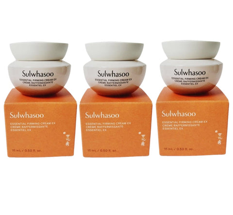 [For Testing] 3 x Sulwhasoo Essential Firming Cream EX 15ml Korea by Sulwhasoo