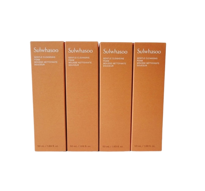 [For Testing] 4 x Sulwhasoo Gentle Cleansing Foam 50ml from Korea by Sulwhasoo