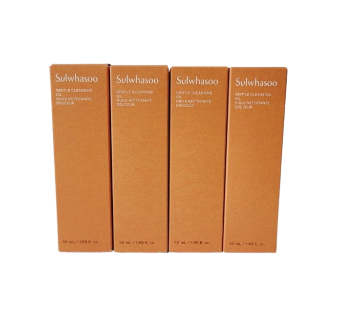 [For Testing] 4 x Sulwhasoo Gentle Cleansing Oil 50ml from Korea
