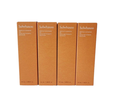 [For Testing] 4 x Sulwhasoo Gentle Cleansing Oil 50ml from Korea