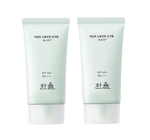 2X HANYUL Pure Artemisia Calming Suncream SPF50+ PA++++ 50ml from Korea