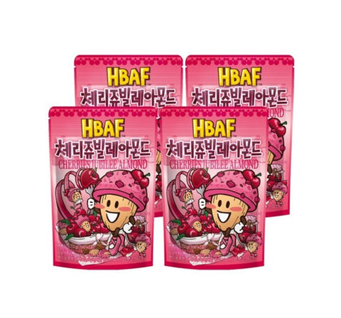 4 X HBAF Cherries Jubilee Almond 120g from Korea by HBAF