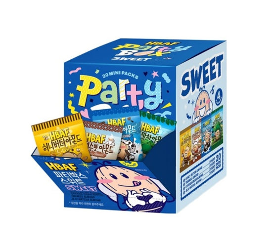 HBAF Party Box Sweet, 4 Flavors x 5 Packs from Korea
