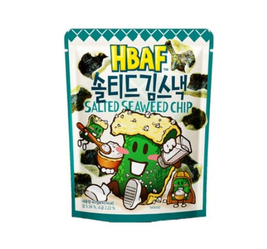 3 X HBAF Salted Seaweed Chip 40g from Korea by HBAF