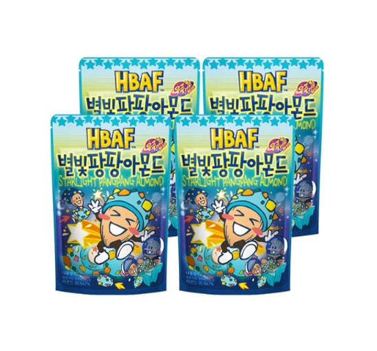 4 X HBAF Starlight Pangpang Almond 120g from Korea by HBAF