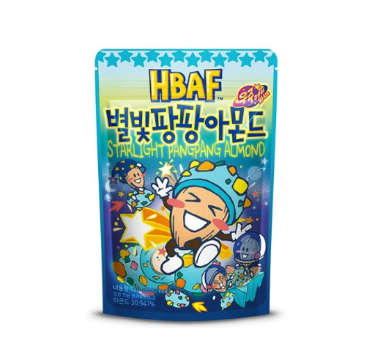 6 X HBAF Starlight Pangpang Almond 120g from Korea by HBAF