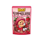 6 x HBAF Strawerry Almond Crunch 100g from Korea