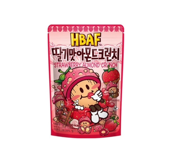 6 x HBAF Strawerry Almond Crunch 100g from Korea