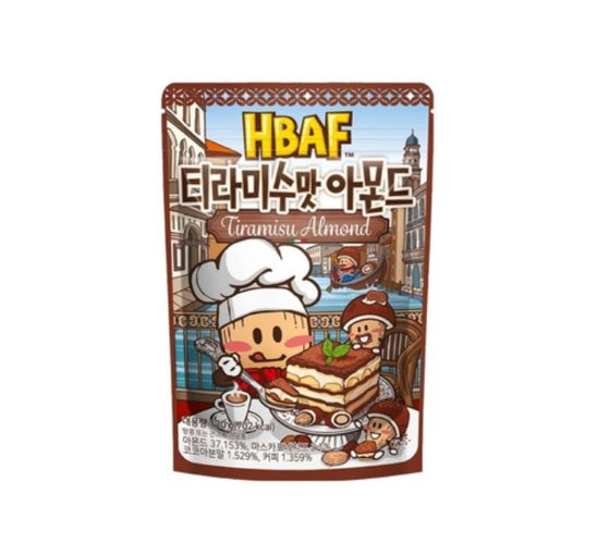 6 x HBAF Tiramisu Almond 120g from Korea