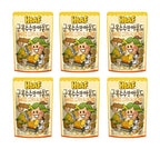 6 x HBAF Baked Corn Almond 120g from Korea