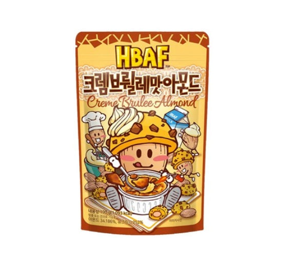 3 x HBAF Creme Brulee Almond 190g from Korea