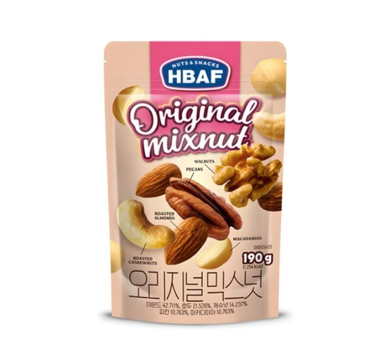 2 X HBAF Original Mixnut 190g from Korea by HBAF