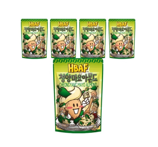 5 X HBAF Cheong-Yang Mayo Almond 120g from Korea by HBAF