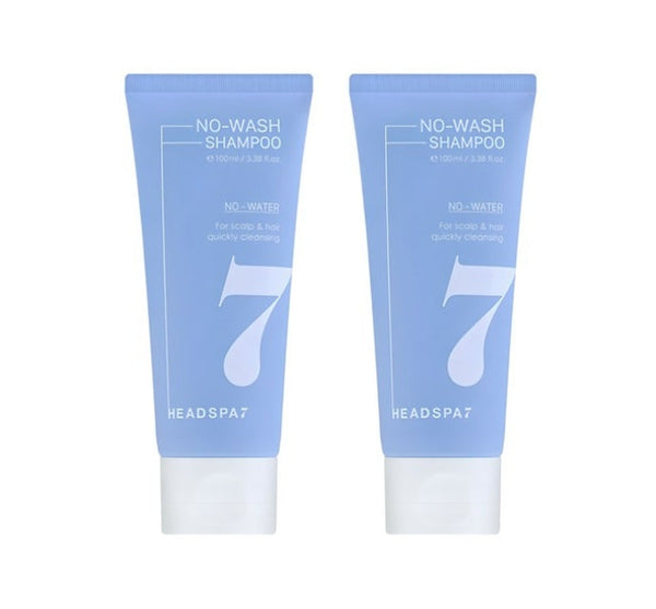 2 x HEADSPA 7 No-wash Shampoo 100ml from Korea